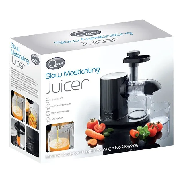 Quest Slow Masticating Juicer - Black