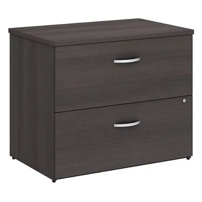 (Scratch & Dent) Bush Business Furniture Studio C Lateral File Cabinet, Storm Gray