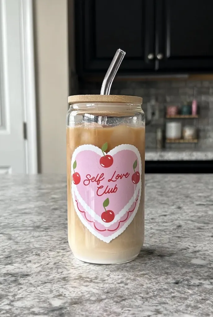 Self Love Club Glass Cup