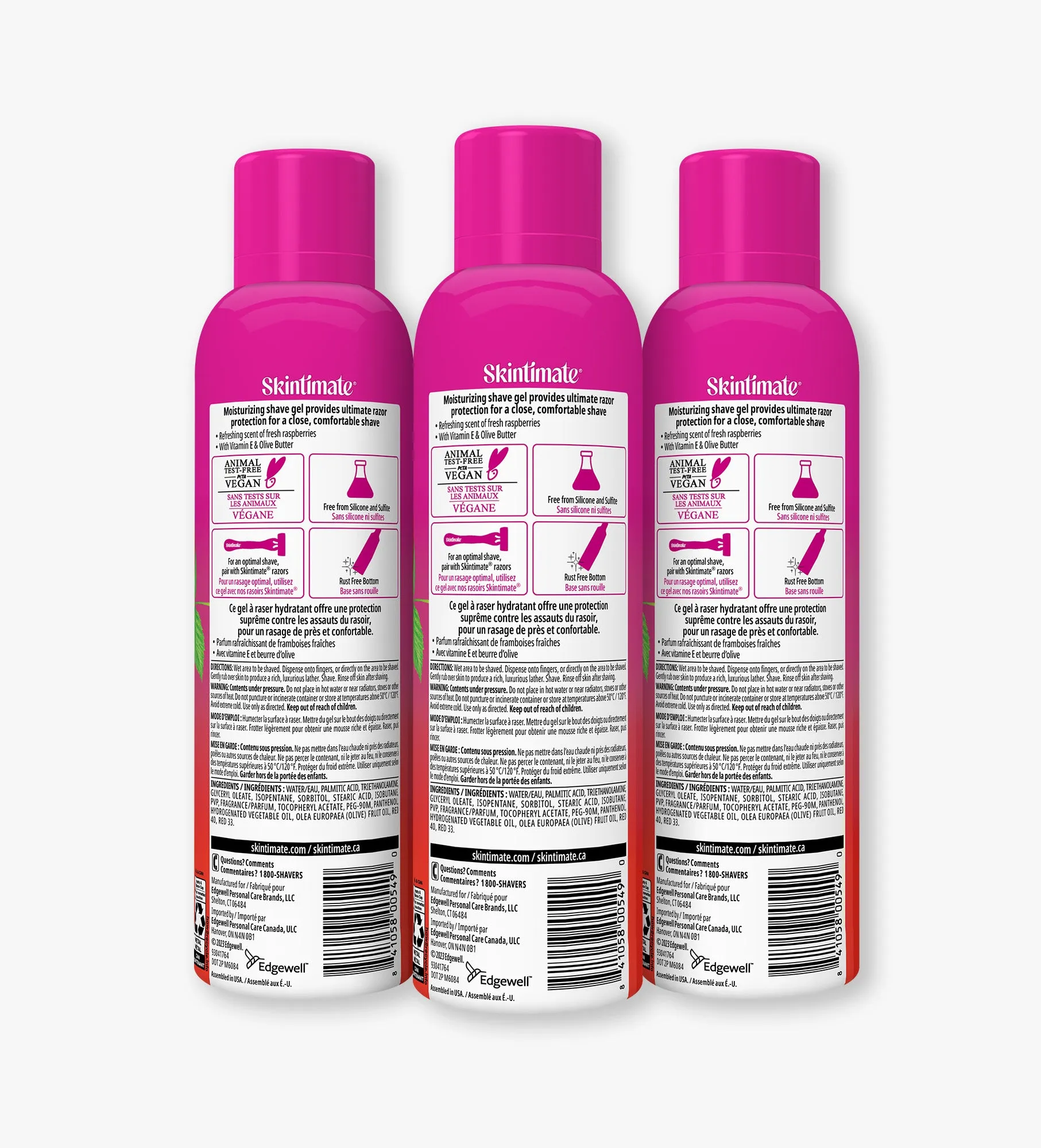 Skintimate Raspberry Rain® Shave Gel