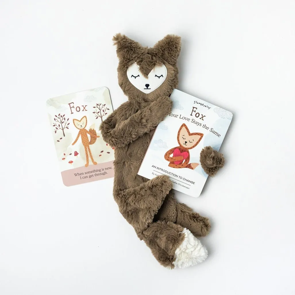 Slumberkins Maple Fox Snuggler Set - Family Change