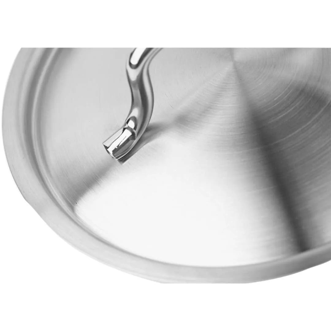 SOGA 45cm Top Grade Stockpot Lid Stainless Steel Stock pot Cover