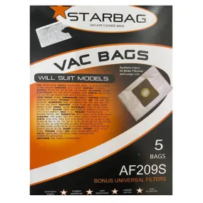 Starbag AF209S Synthetic Vacuum Cleaner Bags