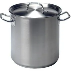 Stockpot-Stainless Steel 98Lt 500X500mm W/Lid