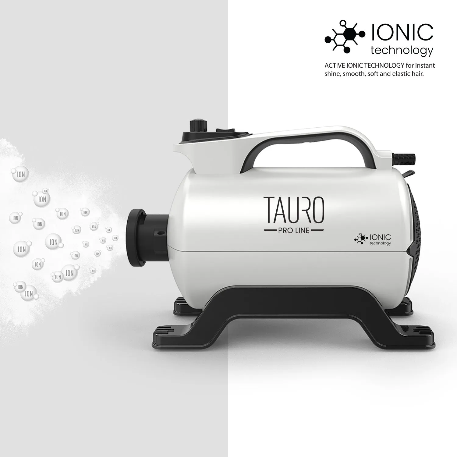 Tauro Pro Line Ionic Technology Pet Dryer For Grooming Procedures Ultra-Quiet Portable For Home Use Or Grooming Salon