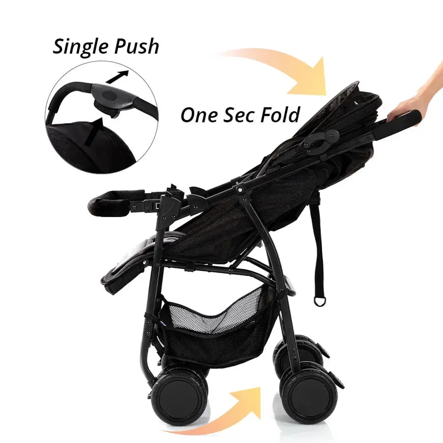 Teknum Trip Plus Stroller (Black)