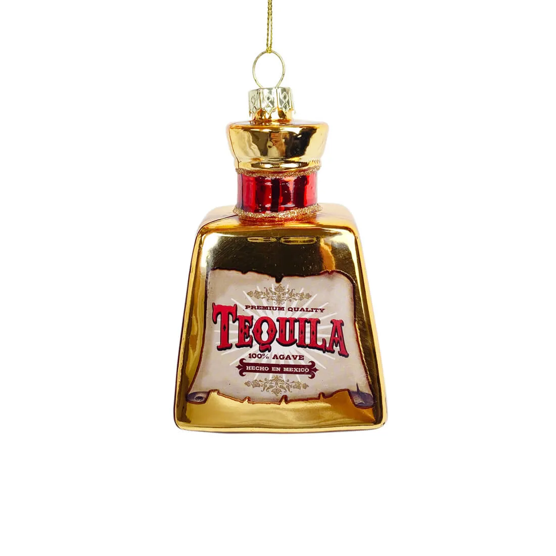 Tequila Bottle Ornament 4"