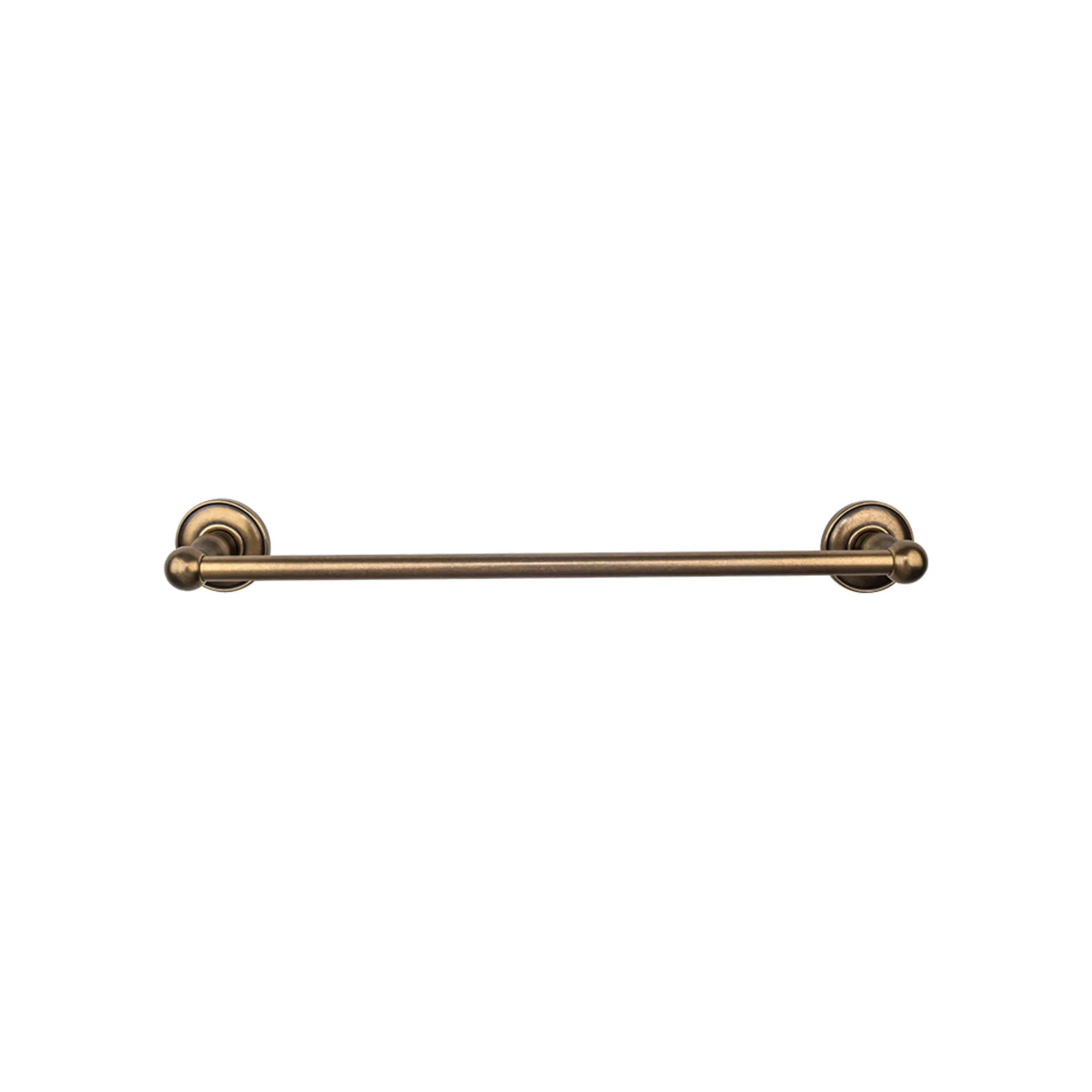 Top Knobs ED8GBZD Edwardian Bath Towel Bar 24 Inch Single - Plain Bplate German Bronze