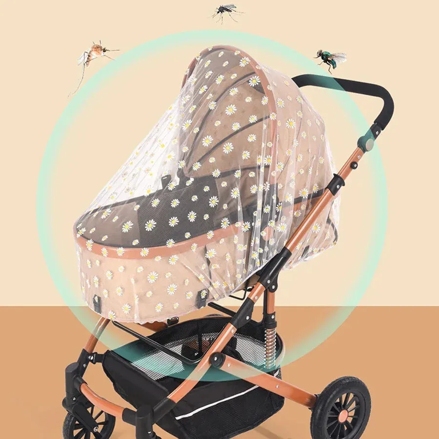 Universal Pram Net Baby Pushchair Cart Insect Shield Net Mesh Safe