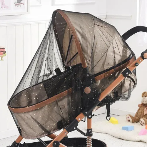 Universal Pram Net Baby Pushchair Cart Insect Shield Net Mesh Safe