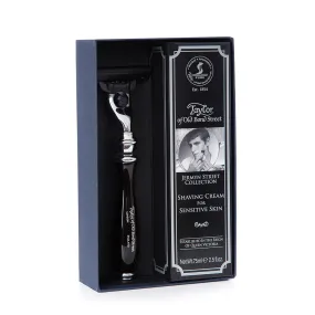 Victorian Mach3 with Black Handle & Jermyn Street Shaving Cream Gift Box