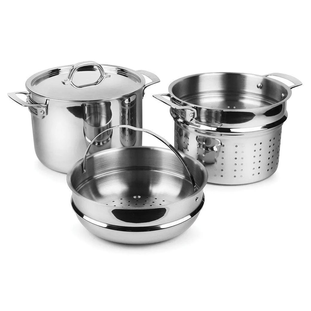 Viking 3-Ply Stainless Steel Multipot, 8 Qt