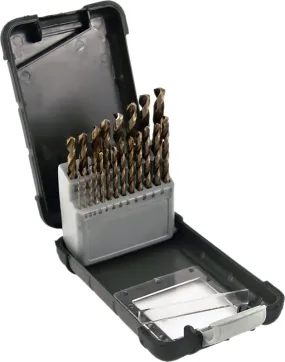 Vulcan 203380OR Metal Index Drill Bit Set, 21-Piece, M35 Steel with 5% Cobalt, Coffee :CD: QUANTITY: 1